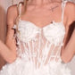 Sweetheart Neckline A-Line Bridal Short Gown by Andrea and Leo WL081