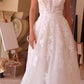 Deep Sweetheart Strapless Neckline Bridal Gown by Cinderella Divine WL052