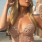 Strapless Sweetheart Neckline Gown By Ladivine CC8885 - Women Evening Formal Gown - Special Occasion
