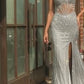 Sweetheart Neckline Sheath Gown By Ladivine CD2420 - Women Evening Formal Gown - Special Occasion