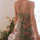Floral Print Layered A-Line Gown by Andrea and Leo A1420 - Special Occasion