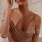 Off Shoulder Sweetheart Neckline Gown By Amoris T402 - Women Evening Formal Gown - Special Occasion