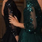 High Neckline Layered Tulle Gown by Cinderella Divine J883 - Special Occasion/Curves