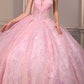 Strapless Sweetheart Neckline Quinceanera Dress By Ladivine 15732