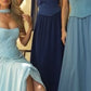 Strapless Curved A-Line Gown By Ladivine CD386 - Women Evening Formal Gown - Special Occasion