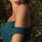 Fitted Off Shoulder Sheath Gown By Ladivine CD387 - Women Evening Formal Gown - Special Occasion