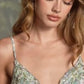 3D Floral Applique Sheath Gown by Andrea and Leo A1500 - Special Occasion