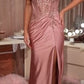 Plunging Halter Neckline Gown By Ladivine CD690 - Women Evening Formal Gown - Special Occasion