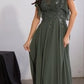 Chiffon Illusion Neckline A-Line Gown By Ladivine CL09 - Women Evening Formal Gown - Special Occasion/Curves