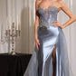 Strapless Sweetheart Neckline Gown By Ladivine CM392 - Women Evening Formal Gown - Special Occasion/Curves