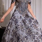 Off Shoulder A-Line Gown By Ladivine CD682 - Women Evening Formal Gown - Special Occasion
