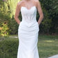 Strapless Sweetheart Neckline Bridal Gown By Ladivine CD683W - Women Evening Formal Gown