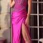 Strapless Sweetheart Neckline Sheath Gown By Ladivine KV1136 - Women Evening Formal Gown - Special Occasion