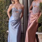 Fitted Strapless Keyhole Gown By Ladivine KV1135 - Women Evening Formal Gown - Special Occasion