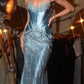 Strapless Sweetheart Mermaid Gown By Ladivine CD697 - Women Evening Formal Gown - Special Occasion