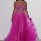 Jovani 26011 Strapless A-Line Beaded Bodice Gown - Special Occasion/Curves