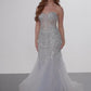 Jovani 22924 Strapless Mermaid Beaded Dress - Special Occasion
