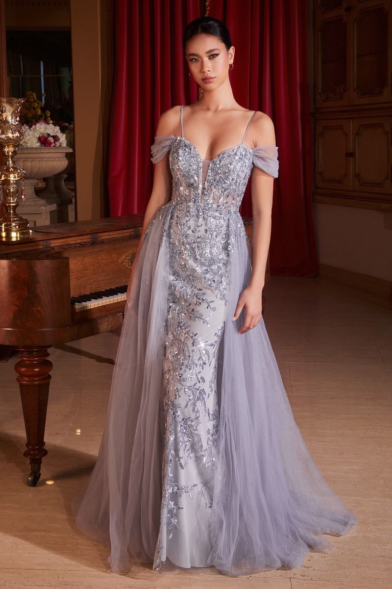 Elegant Sequinned Long Designer Formal Dress – Sultan Dress