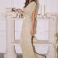 Sequin Fitted V-Neckline Gown By Amoris T101 - Women Evening Formal Gown - Special Occasion/Curves
