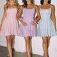 Scoop Neckline A-Line Short Dress By Amoris T103 - Women Evening Formal Gown - Special Occasion