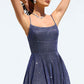 Glitter Sleeveless A-Line Slit Gown By Amoris T213 - Women Evening Formal Gown - Special Occasion