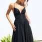 Glitter V-Neck A-Line Slit Gown By Amoris T214 - Women Evening Formal Gown - Special Occasion