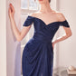 Glitter Off The Shoulder Gown By Amoris T604 - Women Evening Formal Gown - Special Occasion