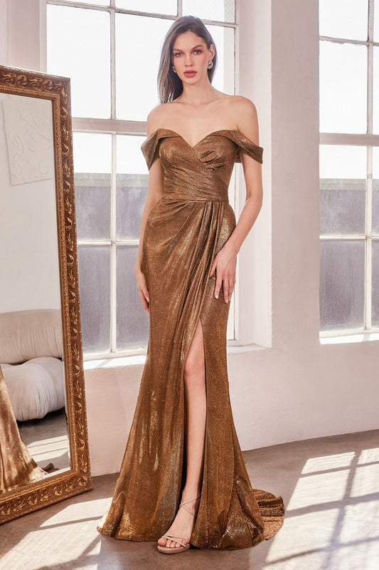 Off Shoulder Sweetheart Neckline Gown By Amoris T605 - Women Evening Formal Gown - Special Occasion