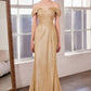 Off Shoulder Sweetheart Neckline Gown By Amoris T605 - Women Evening Formal Gown - Special Occasion