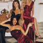 Beaded Satin Strapless Sheath Gown By Amoris T609 - Women Evening Formal Gown - Special Occasion