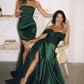 Beaded Satin Strapless Sheath Gown By Amoris T609 - Women Evening Formal Gown - Special Occasion