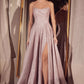 Strapless Scoop Neckline Gown By Amoris T701 - Women Evening Formal Gown - Special Occasion