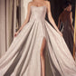 Strapless Scoop Neckline Gown By Amoris T701 - Women Evening Formal Gown - Special Occasion
