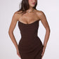 Chiffon Scoop Neckline Gown By Amoris T702 - Women Evening Formal Gown - Special Occasion