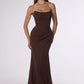 Chiffon Scoop Neckline Gown By Amoris T702 - Women Evening Formal Gown - Special Occasion