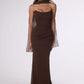 Chiffon Scoop Neckline Gown By Amoris T702 - Women Evening Formal Gown - Special Occasion