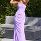 Chiffon Scoop Neckline Gown By Amoris T702 - Women Evening Formal Gown - Special Occasion