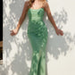 Chiffon Scoop Neckline Gown By Amoris T702 - Women Evening Formal Gown - Special Occasion