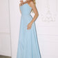 Strapless Cowl Neckline A-Line Gown By Amoris T703 - Women Evening Formal Gown - Special Occasion