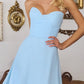 Strapless Cowl Neckline A-Line Gown By Amoris T703 - Women Evening Formal Gown - Special Occasion