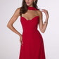 Strapless Cowl Neckline A-Line Gown By Amoris T703 - Women Evening Formal Gown - Special Occasion