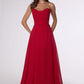 Strapless Cowl Neckline A-Line Gown By Amoris T703 - Women Evening Formal Gown - Special Occasion