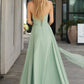 Strapless Cowl Neckline A-Line Gown By Amoris T703 - Women Evening Formal Gown - Special Occasion