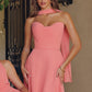 Strapless Cowl Neckline A-Line Gown By Amoris T703 - Women Evening Formal Gown - Special Occasion