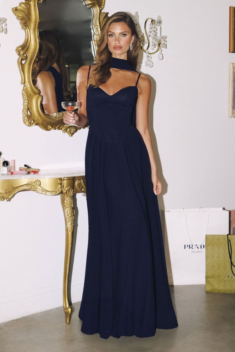 Pointed Sweetheart Neckline Gown By Amoris T711 - Women Evening Formal Gown - Special Occasion