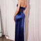 Strapless Fit & Flare Deep V-Neck Gown By Amoris T811 - Women Evening Formal Gown - Special Occasion