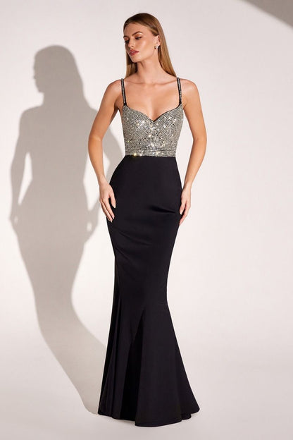 Beaded Bodice Sweetheart Mermaid Gown By Amoris T9002 - Women Evening Formal Gown - Special Occasion
