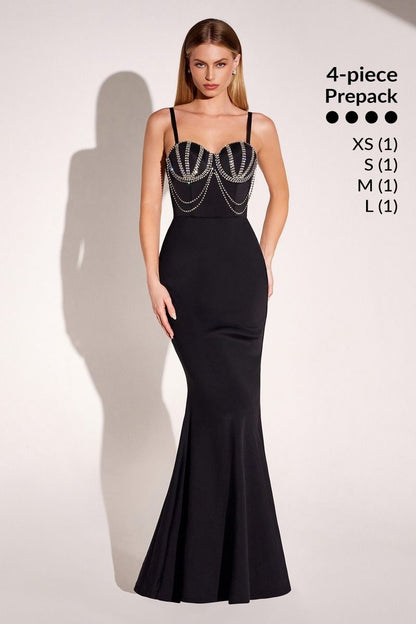 Amoris T9003 Prom Dress - Black | NewYorkDress Amoris T9003 Prom Dress - Black | NewYorkDress