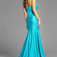 Jovani 43419 Strapless Sweetheart Neckline Leg Slit Gown - Special Occasion/Curves