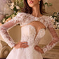 Strapless Layered Tulle and Lace Bridal Gown by Andrea and Leo WL037